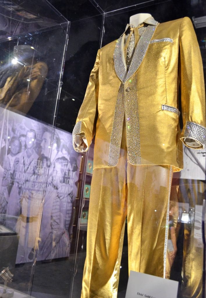 Elvis Presley The Entertainer - Gold Lame