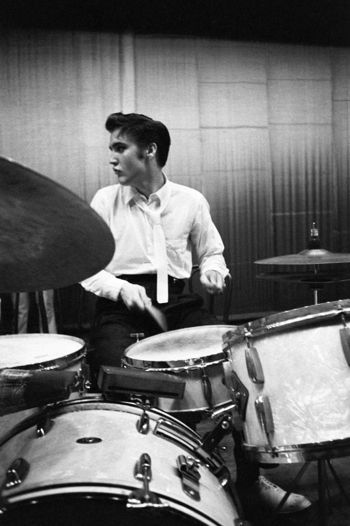 Elvis Plays the Drums
