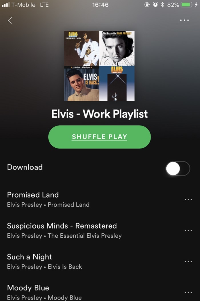 Elvis Work Playlist Mood Blue Monday